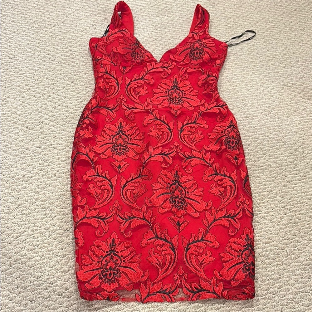 Siena Studio Shoulder Red Dress